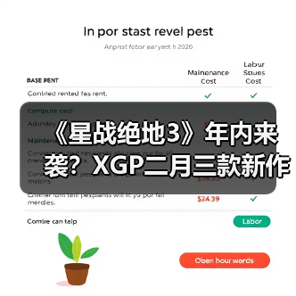 《星战绝地3》年内来袭？XGP二月三款新作曝光！（图1）