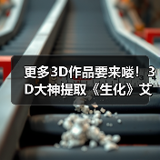 更多3D作品要来喽！3D大神提取《生化》艾达王模型（图1）
