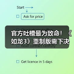 官方吐槽最为致命！《如龙3》重制版需下决心提升质量（图3）