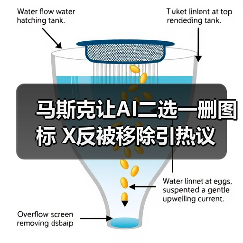 马斯克让AI二选一删图标 X反被移除引热议（图3）
