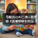马斯克让AI二选一删图标 X反被移除引热议（图2）