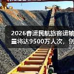 2026春运民航旅客运输量将达9500万人次,创历年之最(图1) 2026春运民航旅客运输量将达9500万人次,创历年之最(图1)