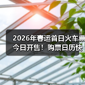 2026年春运首日火车票今日开售!购票日历快来收藏(图4) 2026年春运首日火车票今日开售!购票日历快来收藏(图4)
