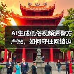 AI生成低俗视频遭警方严惩,如何守住网络边界?(图1) AI生成低俗视频遭警方严惩,如何守住网络边界?(图1)