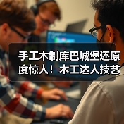 手工木制库巴城堡还原度惊人!木工达人技艺惊艳全球(图2) 手工木制库巴城堡还原度惊人!木工达人技艺惊艳全球(图2)