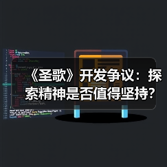 《圣歌》开发争议:探索精神是否值得坚持?(图2) 《圣歌》开发争议:探索精神是否值得坚持?(图2)