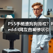 PS5手柄遭狗狗撕咬？Reddit网友自嘲惨状引热议（图1）