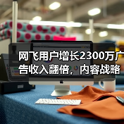 网飞用户增长2300万广告收入翻倍,内容战略如何驱动盈利?(图1) 网飞用户增长2300万广告收入翻倍,内容战略如何驱动盈利?(图1)
