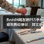 Reddit网友晒PS5手柄被狗撕咬惨状：其实是磨牙玩具，网友调侃你这是在训练它咬真货？（图3）