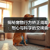 揭秘宠物行为矫正周期：耐心与科学的交响曲