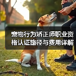 宠物行为矫正师职业资格认证路径与费用详解(图4) 宠物行为矫正师职业资格认证路径与费用详解(图4)