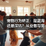 宠物行为矫正：是蓝海还是深坑？从业者与宠主的双重视角（图3）